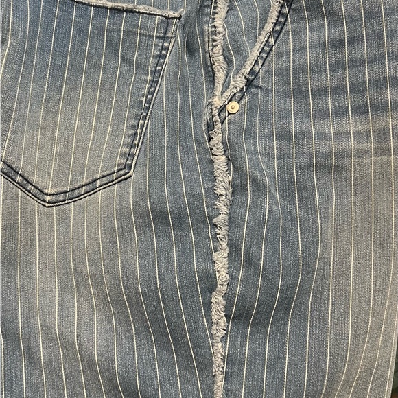 Wit & Wisdom Striped High Waist Ankle Jean Sz 10 - Picture 6 of 6